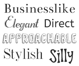 Creating personality from fonts